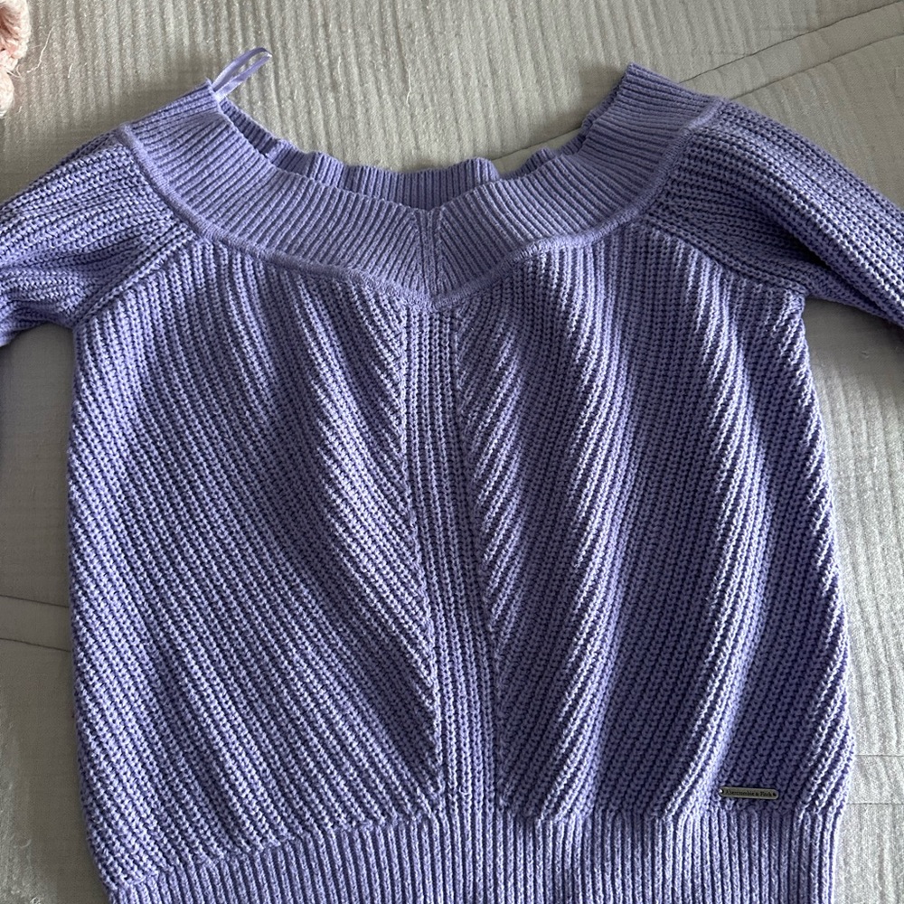 A&F off the shoulders sweater size S